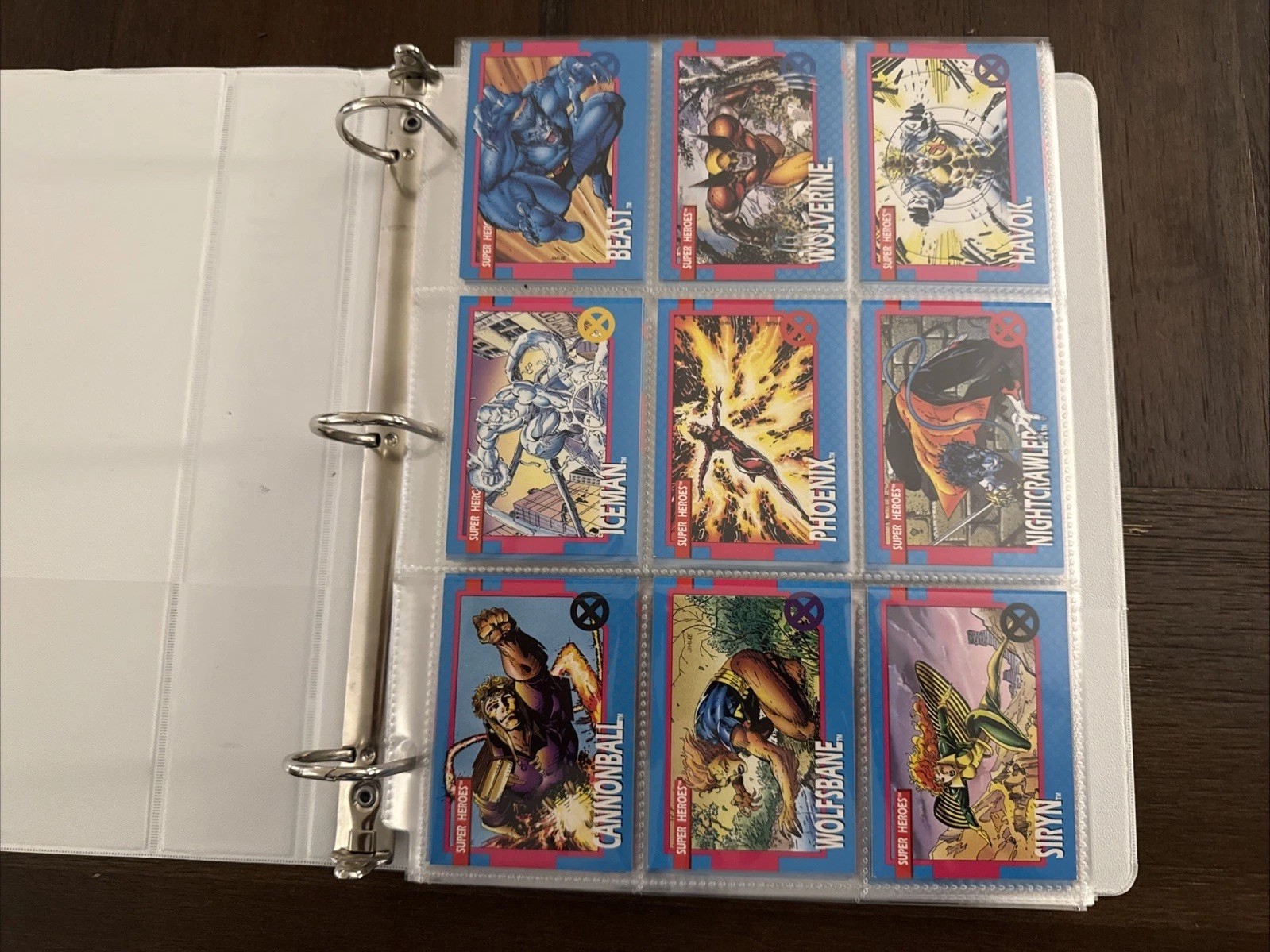 1992 Impel X-Men Binder Complete Base Set #1-100 Fresh Out Of The Box Jim Lee 1992 Impel X-Men Binder Complete Base Set #1-100 Fresh Out Of The Box Jim Lee