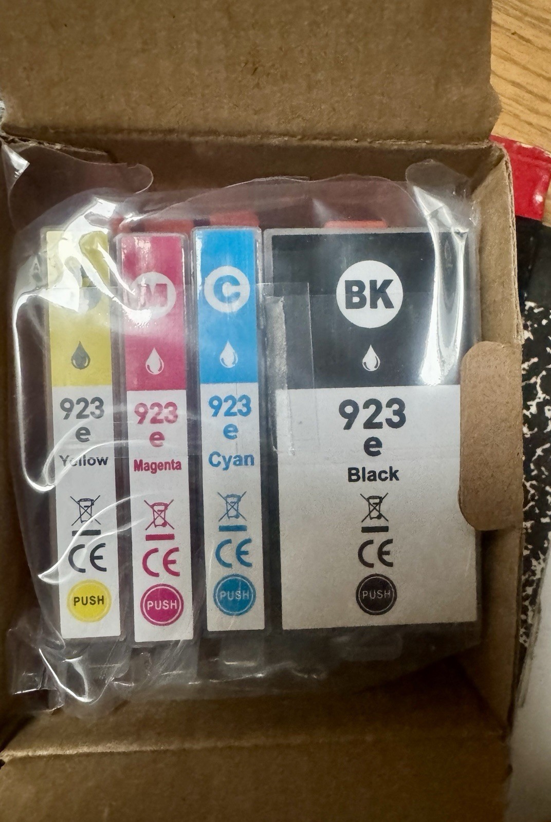 4PK  923XL (923e) BCYM for Compatible HP OfficeJet