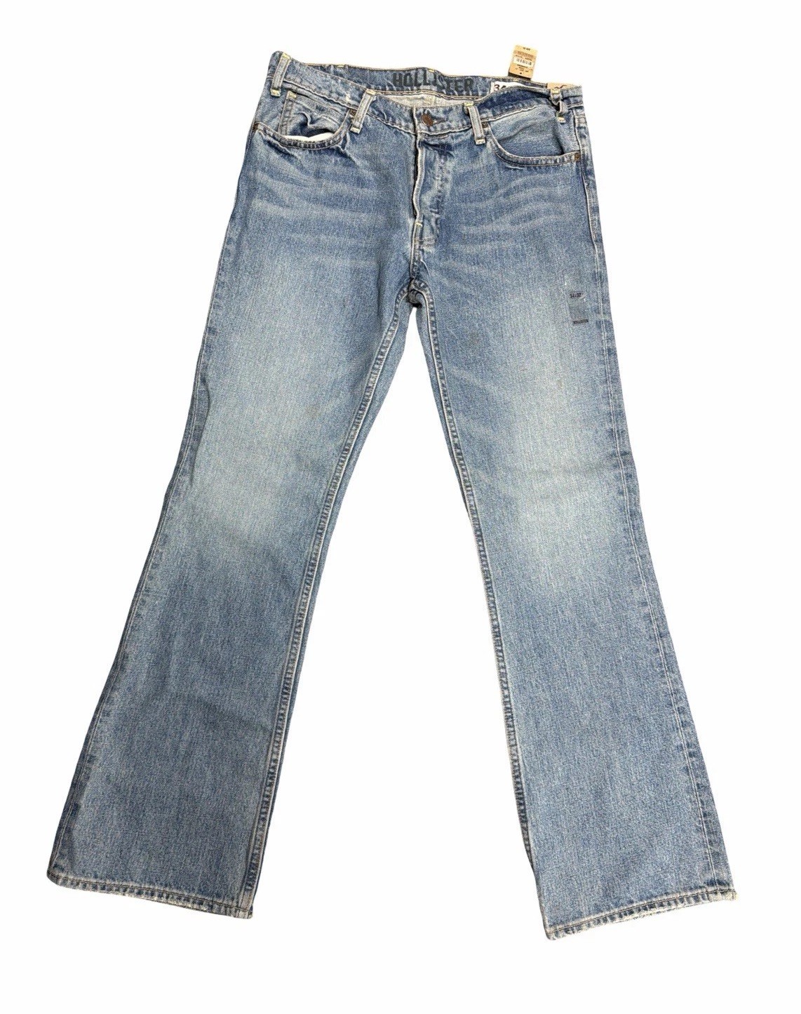 Hollister Men’s Boomer Low Rise Slim Boot Jeans Size 34 X 32 NWT Hollister Men’s Boomer Low Rise Slim Boot Jeans Size 34 X 32 NWT