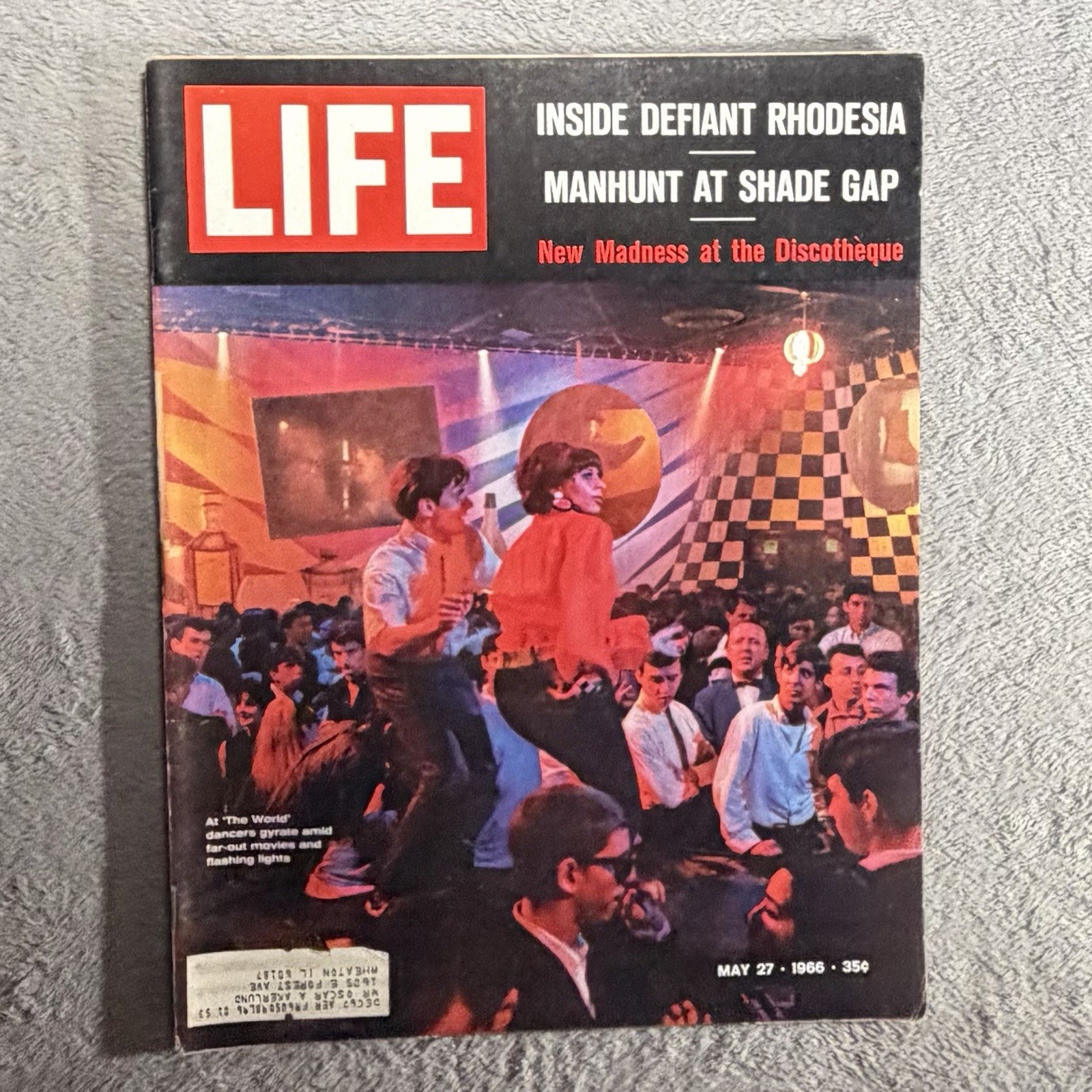 Life Magazine May 27 1966 New Madness Discotheque VELVET UNDERGROUND Rhodesia