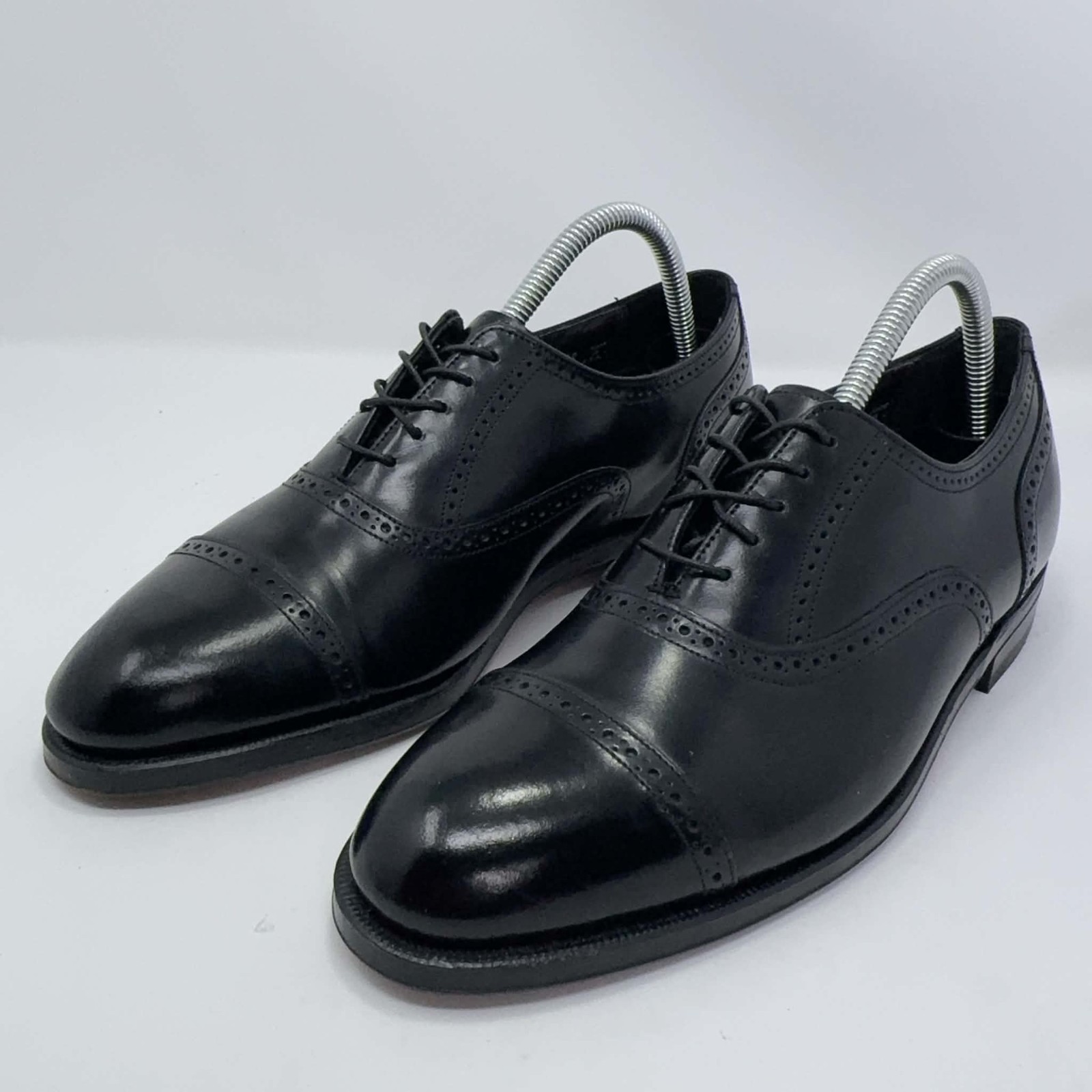 NOS Florsheim Imperial Mens 8D Black Leather Cap Toe Oxford Shoes USA Made Derby NOS Florsheim Imperial Mens 8D Black Leather Cap Toe Oxford Shoes USA Made Derby