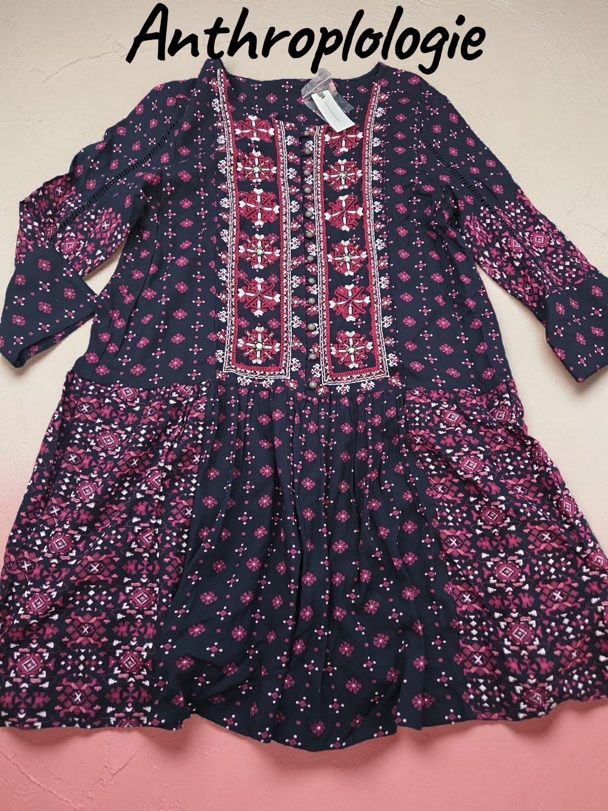 Anthropologie Vanessa Virginia Kaftan Dress Women L Anthropologie Vanessa Virginia Kaftan Dress Women L