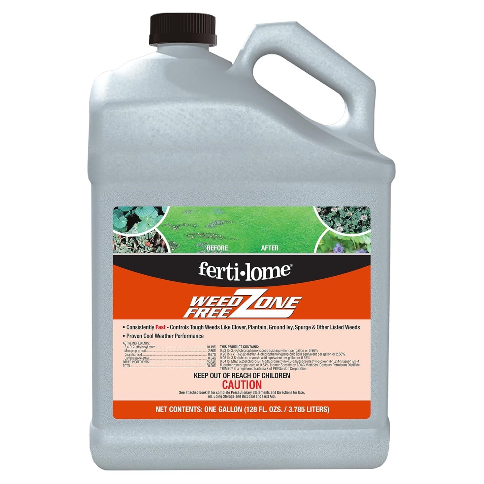 Fertilome Weed-Free Zone Liquid Broadleaf Weed Herbicide Concentrate, 1gal Fertilome Weed-Free Zone Liquid Broadleaf Weed Herbicide Concentrate, 1gal