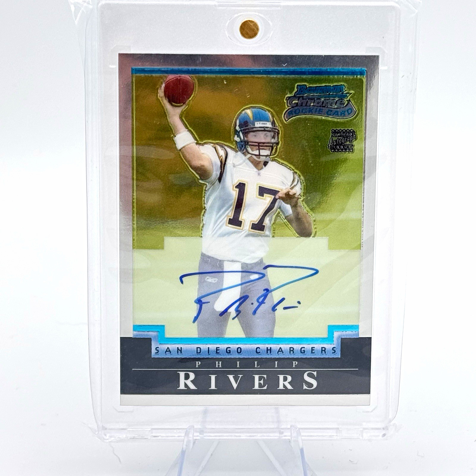 2004 Bowman Chrome Philip Rivers RC Auto #223 /199 San Diego Chargers 2004 Bowman Chrome Philip Rivers RC Auto #223 /199 San Diego Chargers