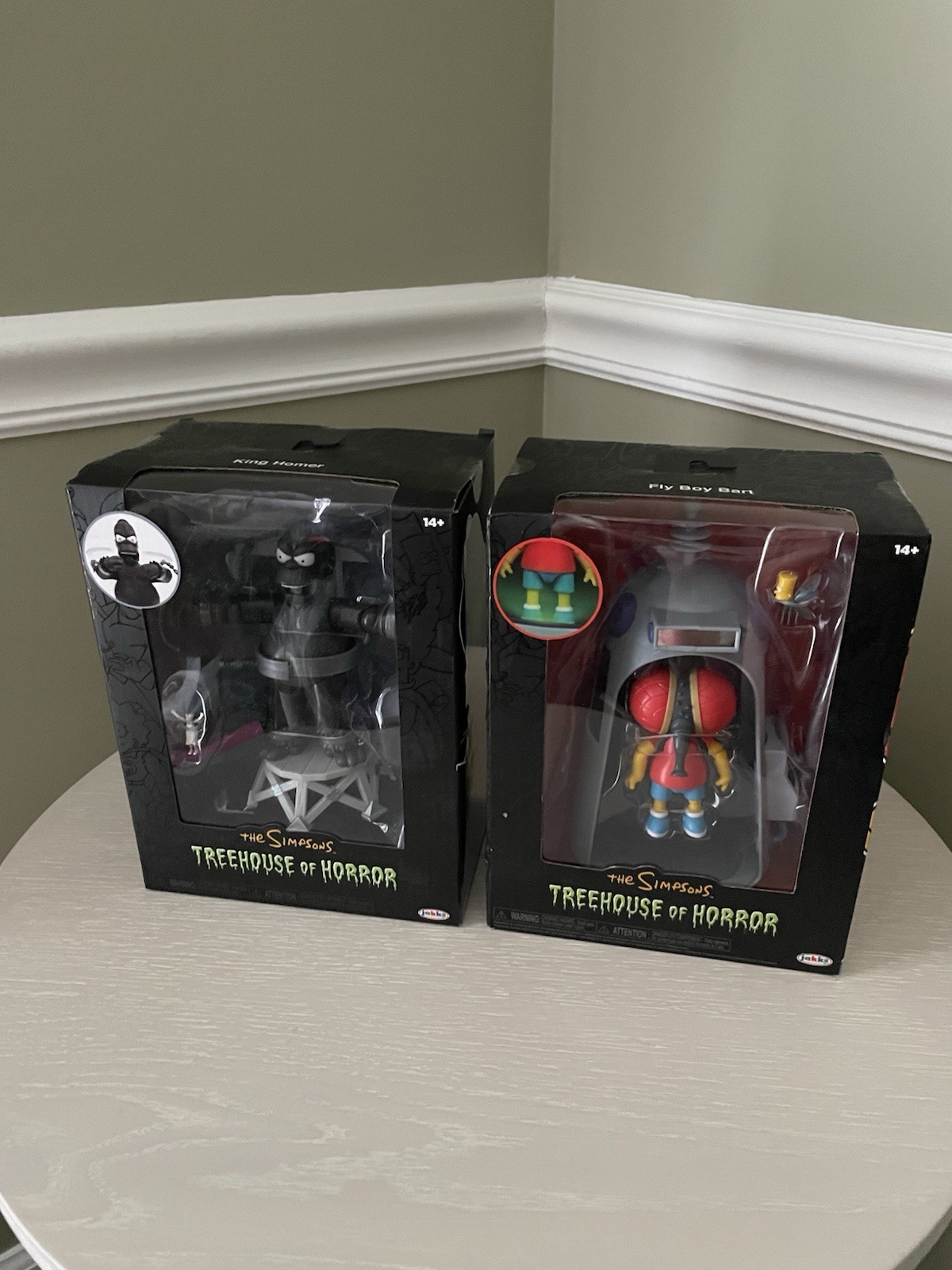 Jakks Pacific - The Simpsons Treehouse of Horror Fly Boy Bart & King Homer 5\ Jakks Pacific - The Simpsons Treehouse of Horror Fly Boy Bart & King Homer 5\