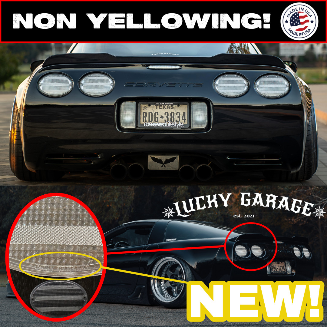 NEW 4x 97-04 C5 Corvette Clear Tail light lens - AUTHENTIC THE ORIGINAL CLEARS