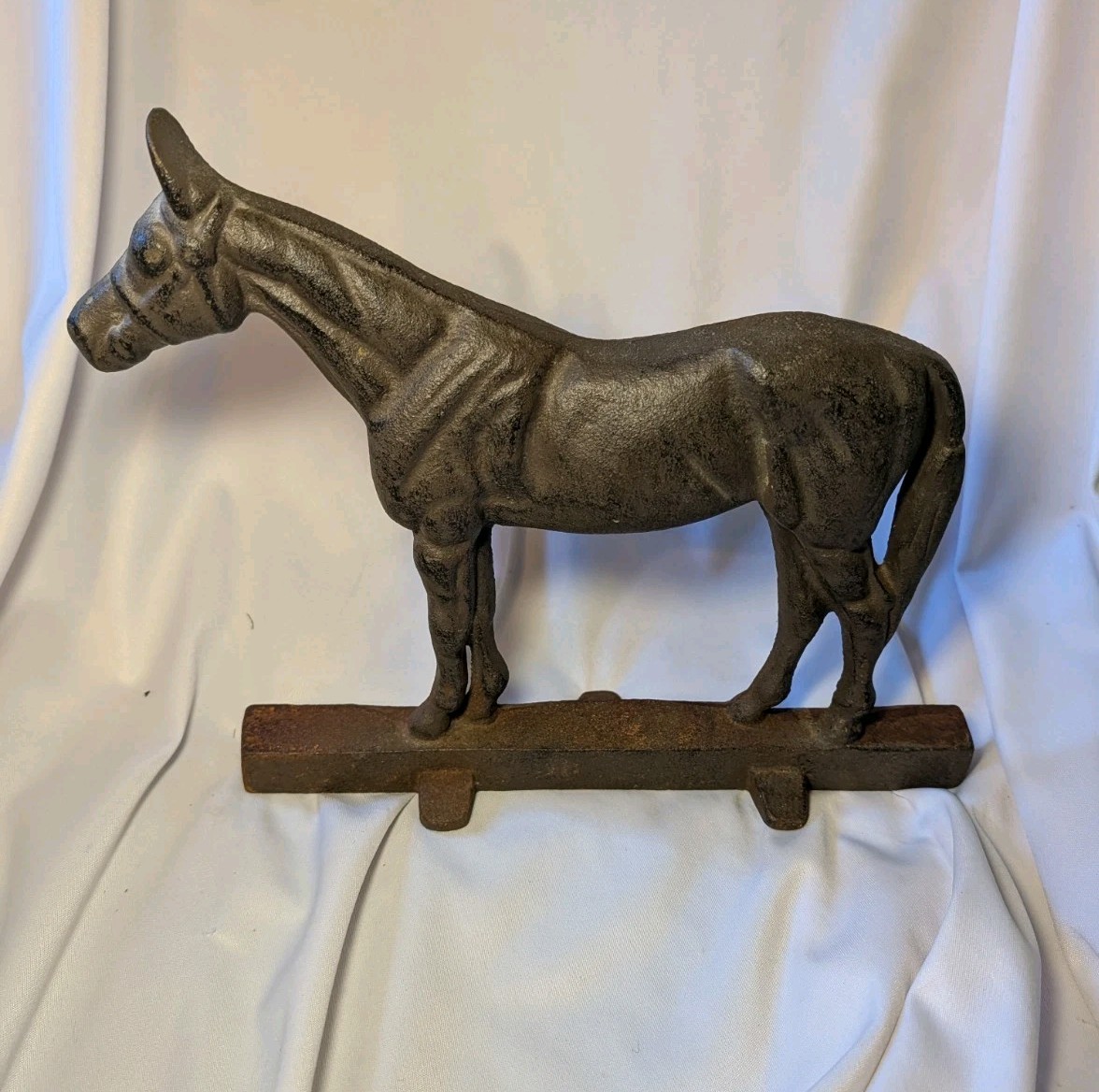 Vintage Antique Cast Iron Heavy Horse Doorstop Vintage Antique Cast Iron Heavy Horse Doorstop