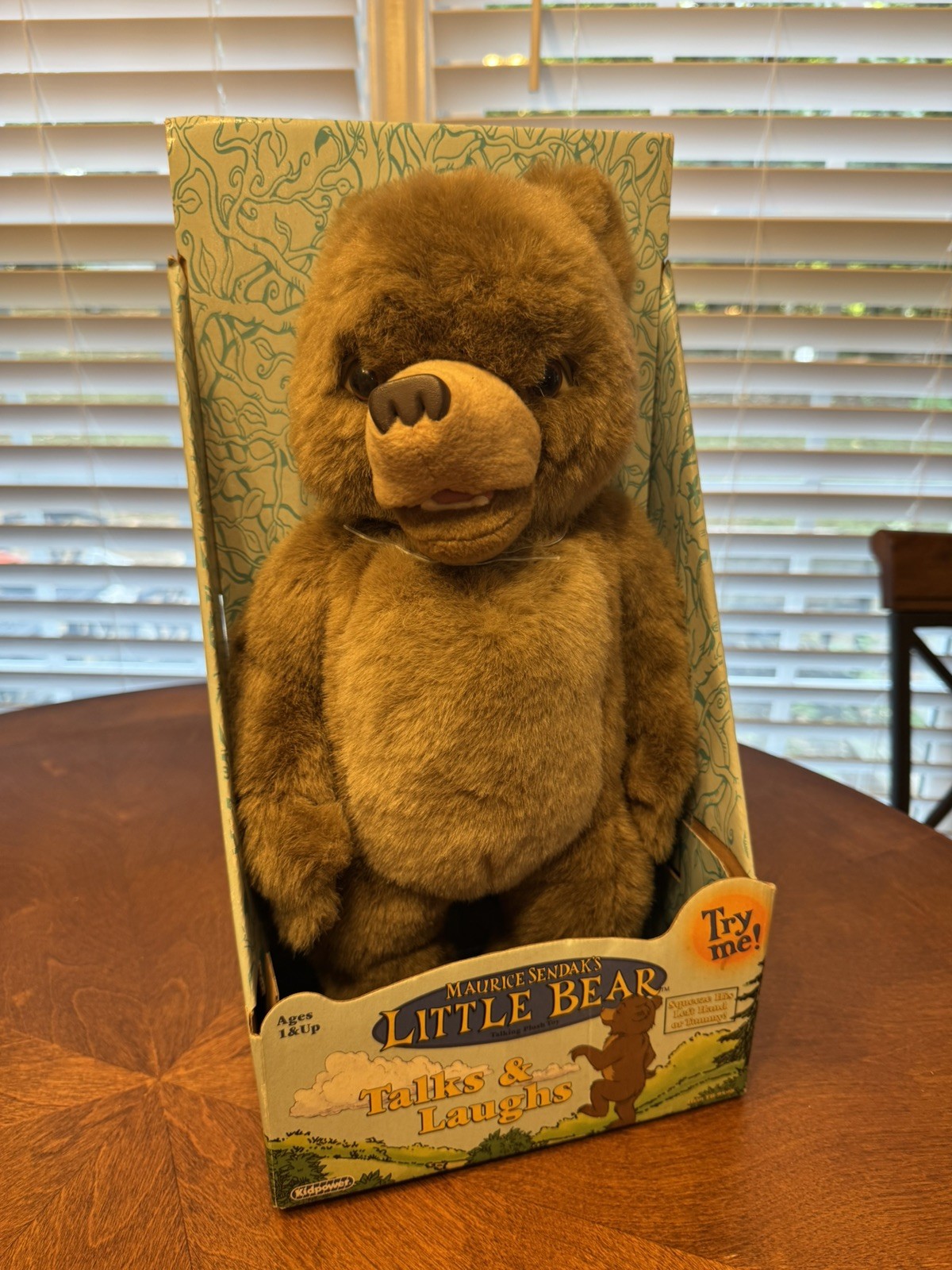 Vintage 1998 Maurice Sendak’s Little Bear🧸 Talks & Laughs Plush Toy 7 Sayings Vintage 1998 Maurice Sendak’s Little Bear🧸 Talks & Laughs Plush Toy 7 Sayings