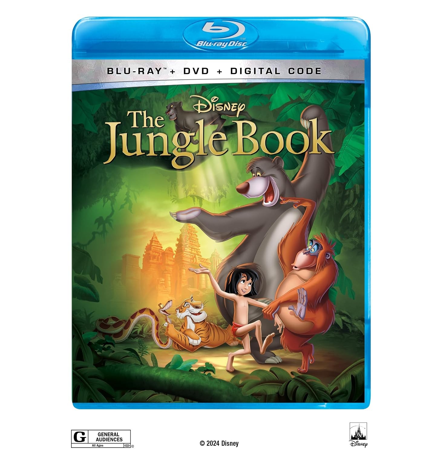 The Jungle Book (1967) (Blu-ray) NEW