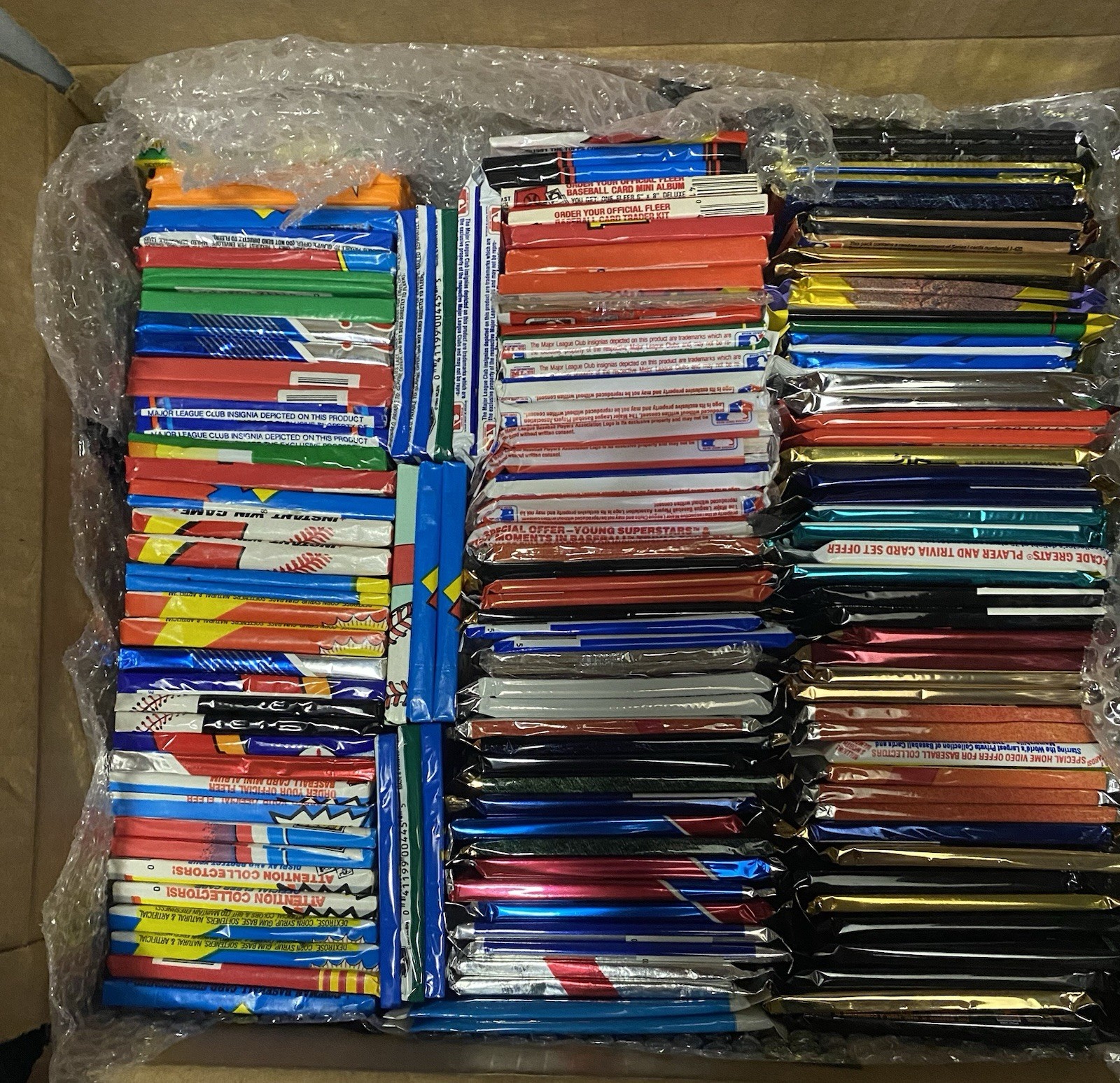 165 PACK LOT 1988-1995Topps Donruss Fleer LEAF UPPER DECK PINNACLE Baseball CARD 165 PACK LOT 1988-1995Topps Donruss Fleer LEAF UPPER DECK PINNACLE Baseball CARD