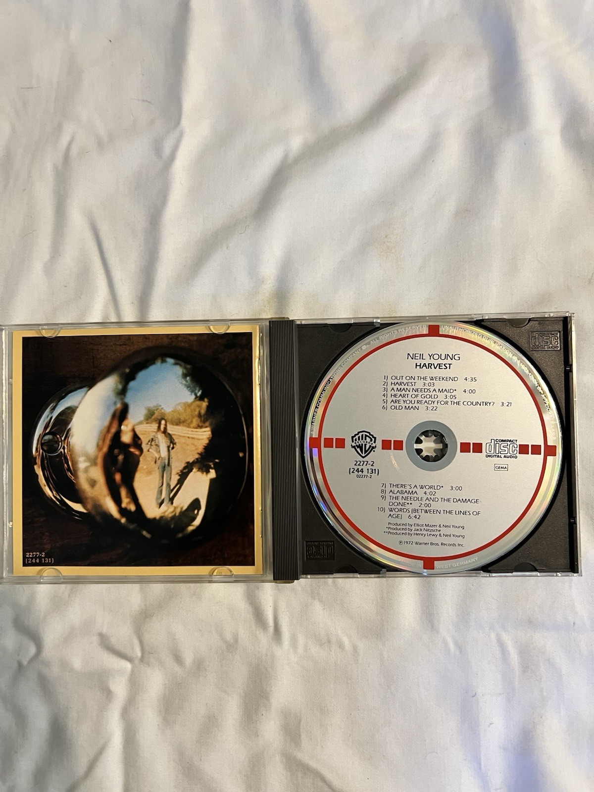 Neil Young Harvest CD West Germany TARGET 2277-2 03 Matrix Unique Mastering RARE