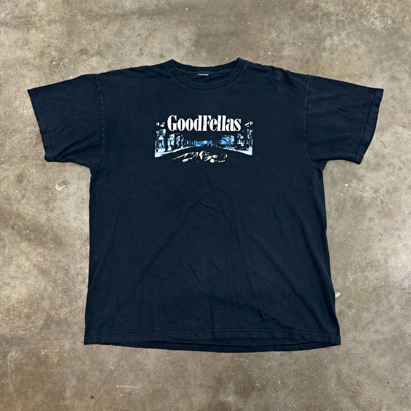 Vintage 2000s Goodfellas Movie Promo Tee Black XL Opening Scene Fits XL Vintage 2000s Goodfellas Movie Promo Tee Black XL Opening Scene Fits XL