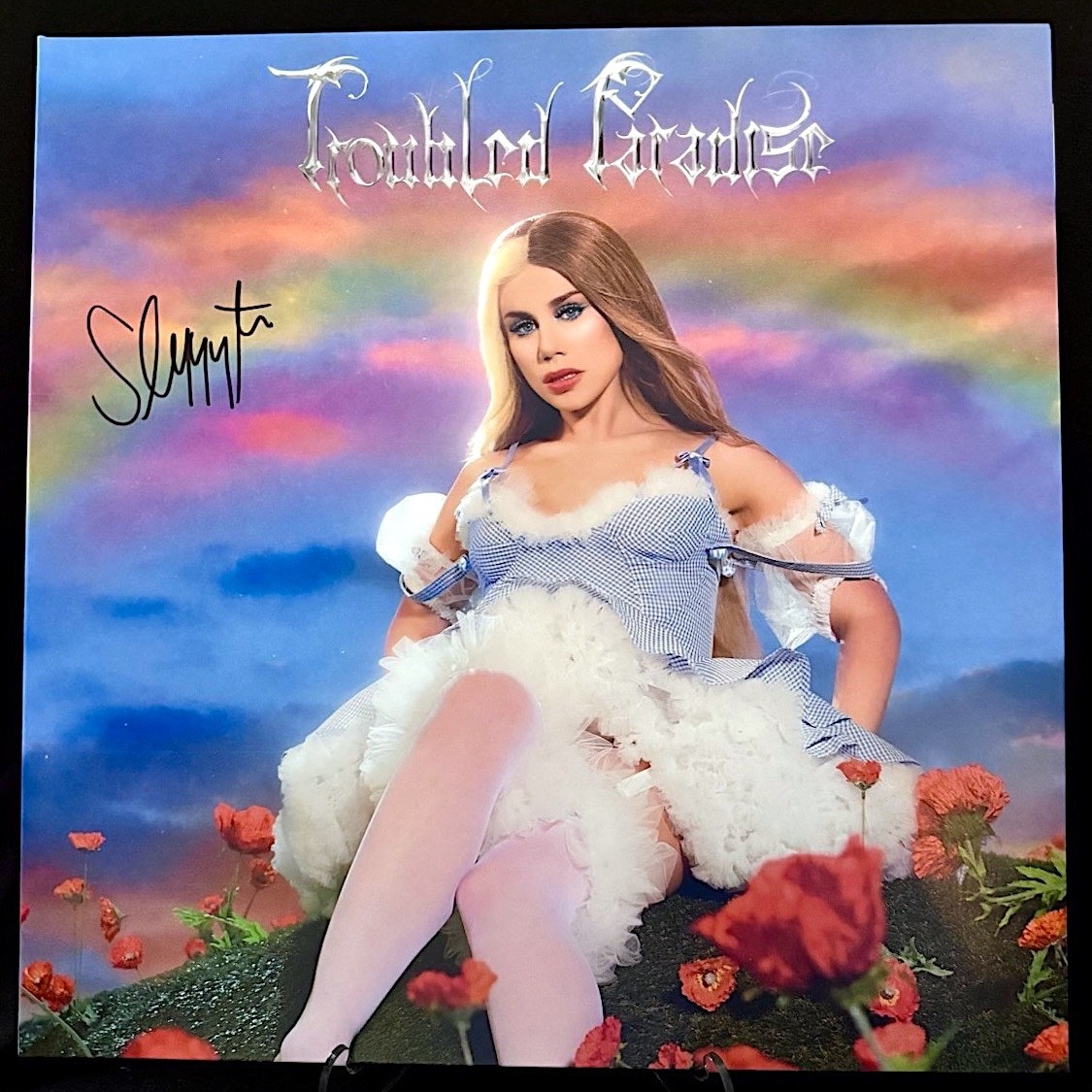SLAYYYTER Troubled Paradise LP on VINYL Autographed SIGNED SLAYYYTER Troubled Paradise LP on VINYL Autographed SIGNED