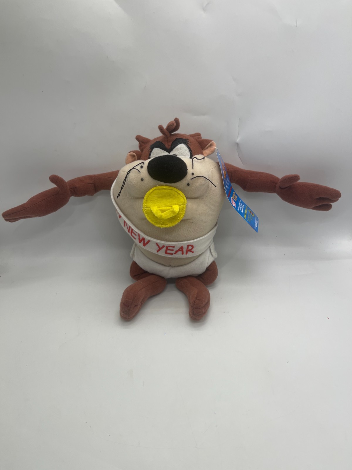 Rare Sugarloaf Looney Tunes TAZ Plush 2010 New Years Baby Taz w Hang Tag Rare Sugarloaf Looney Tunes TAZ Plush 2010 New Years Baby Taz w Hang Tag