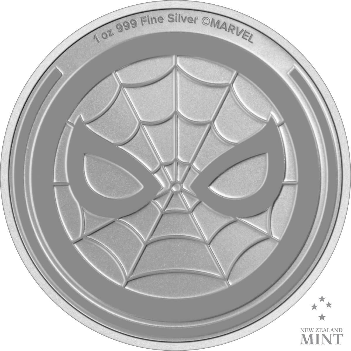 2023 New Zealand Mint Marvel Spider-Man 1 oz Silver Coin