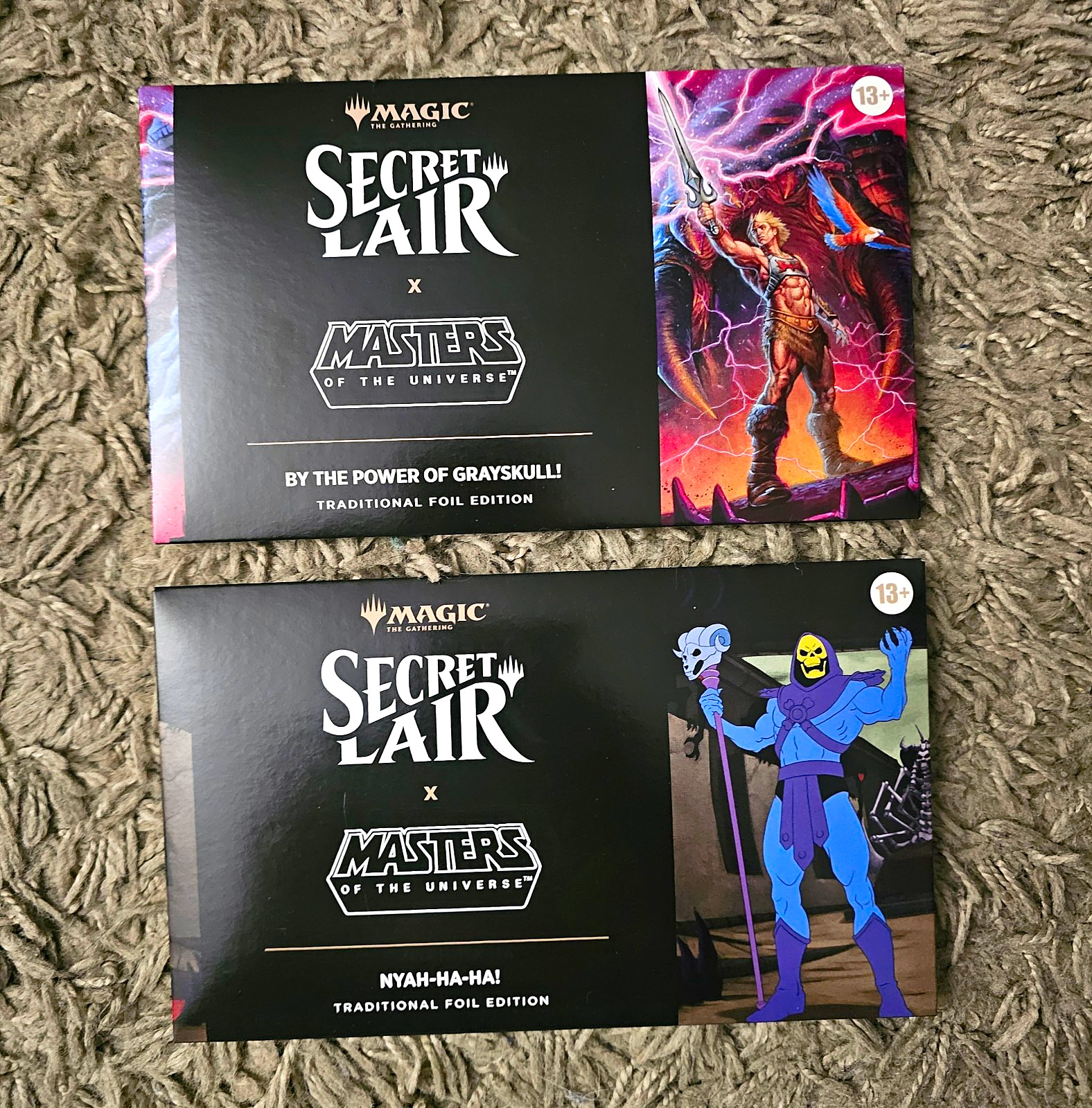 Wizards MTG Secret Lair x Masters of the Universe Traditional Foil 2 Boxes Wizards MTG Secret Lair x Masters of the Universe Traditional Foil 2 Boxes