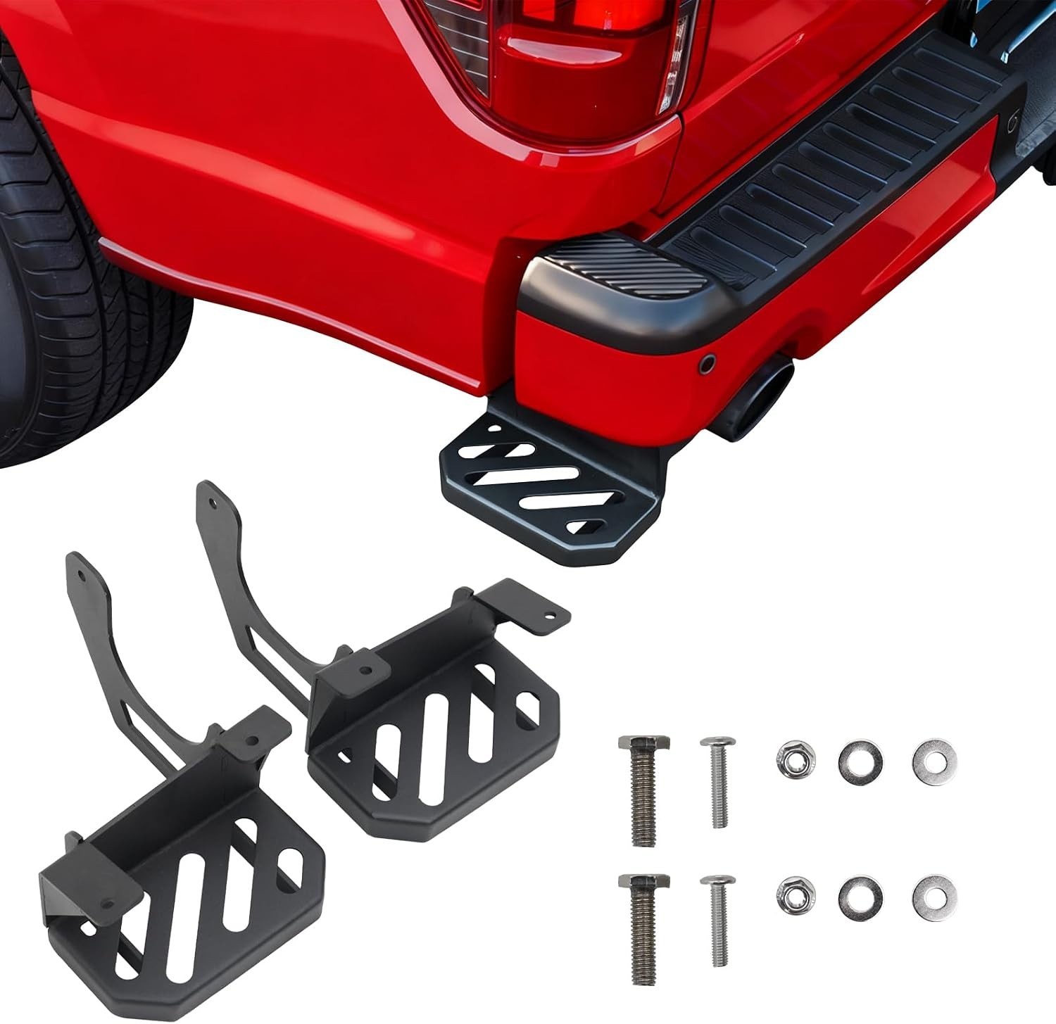 Maxzina Rear Bed Step for 2024-2026 Ford F150, Driver & Passenger Side 2PC Maxzina Rear Bed Step for 2024-2026 Ford F150, Driver & Passenger Side 2PC