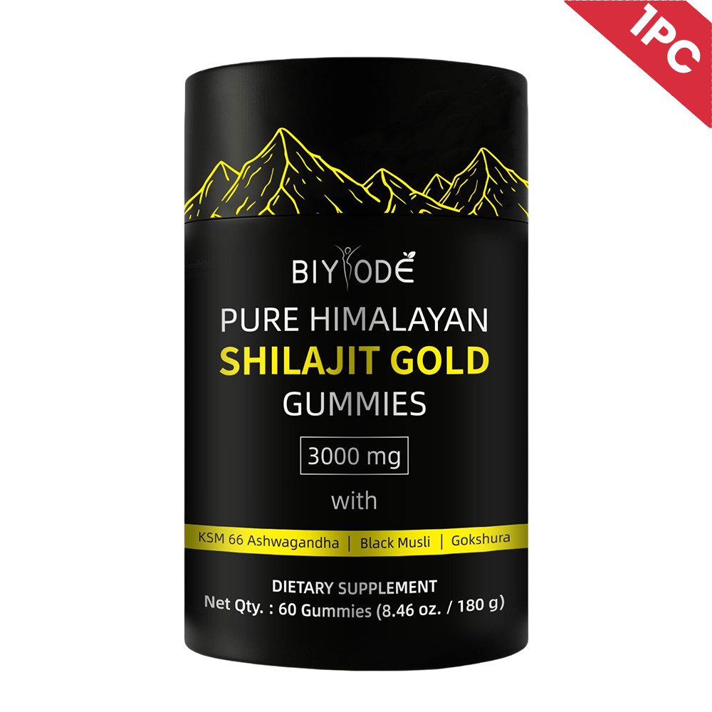 Himalayan Shilajit GOLD Gummies, Organic, Extremely Potent 3000 mg, Fulvic Acid