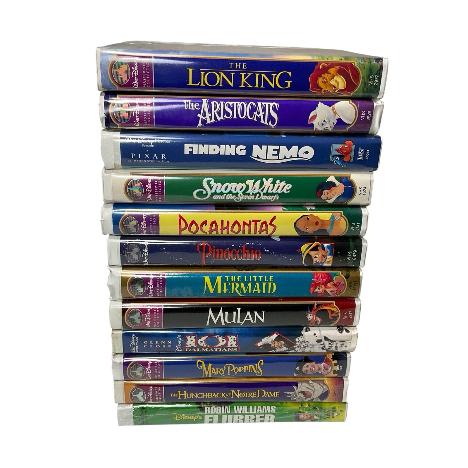 12 Vintage Walt Disney VHS Tapes Classic Movies Clamshells Starter Collection 12 Vintage Walt Disney VHS Tapes Classic Movies Clamshells Starter Collection