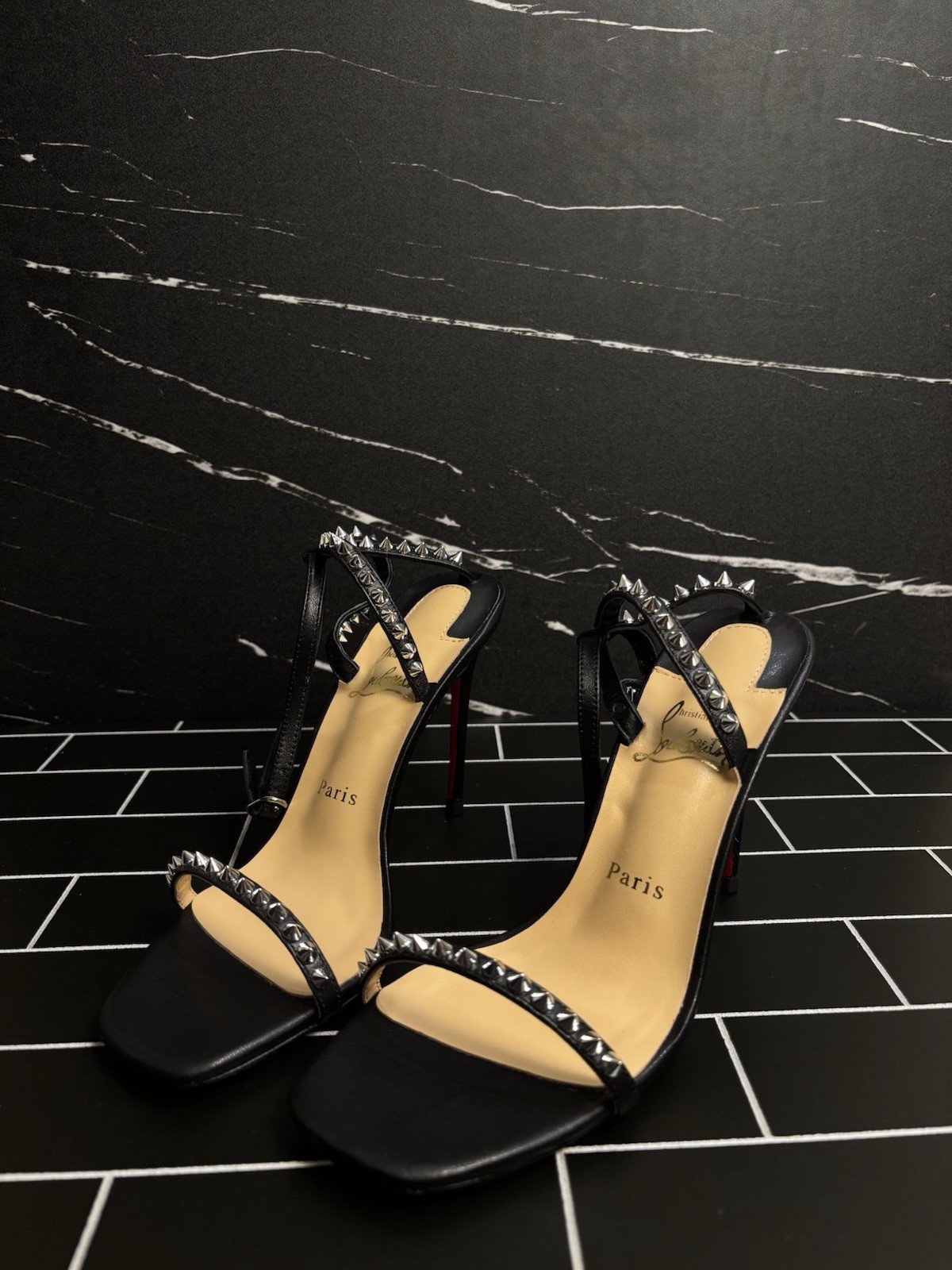 Christian Louboutin So Me 100mm High Heels Women Size EU 38/US 8 Black Christian Louboutin So Me 100mm High Heels Women Size EU 38/US 8 Black