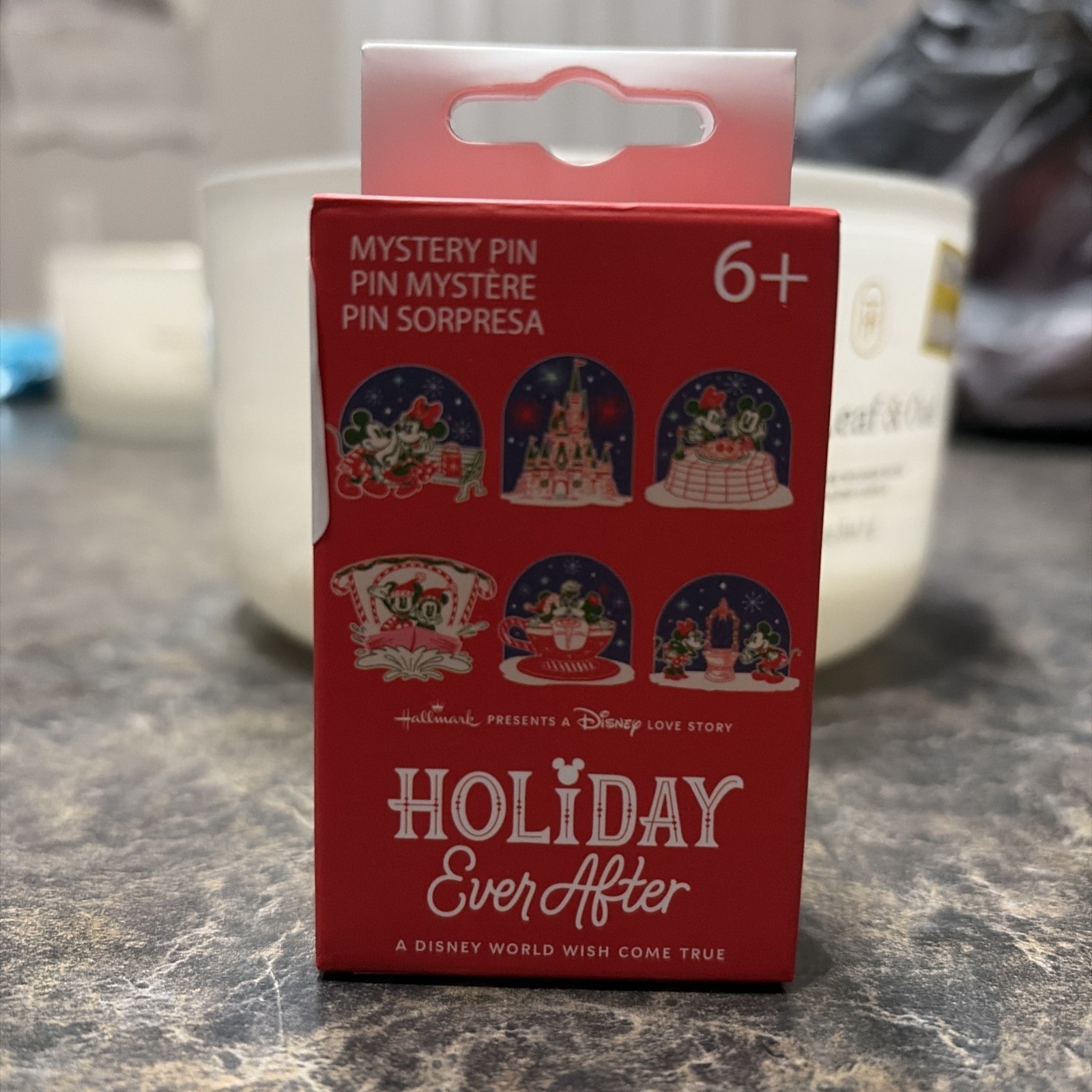 Disney Hallmark Holiday Ever After Mickey & Minnie Christmas Mystery Box Pin New Disney Hallmark Holiday Ever After Mickey & Minnie Christmas Mystery Box Pin New