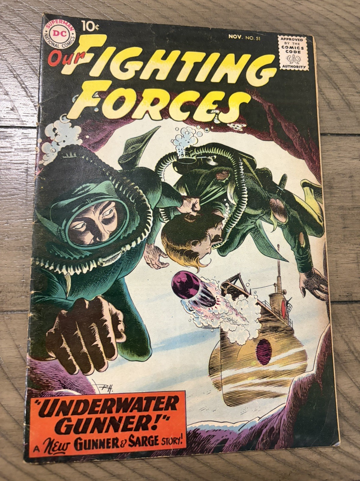 Our Fighting Forces #51 (DC Comics November 1959) Vintage Book Military War G/VG Our Fighting Forces #51 (DC Comics November 1959) Vintage Book Military War G/VG