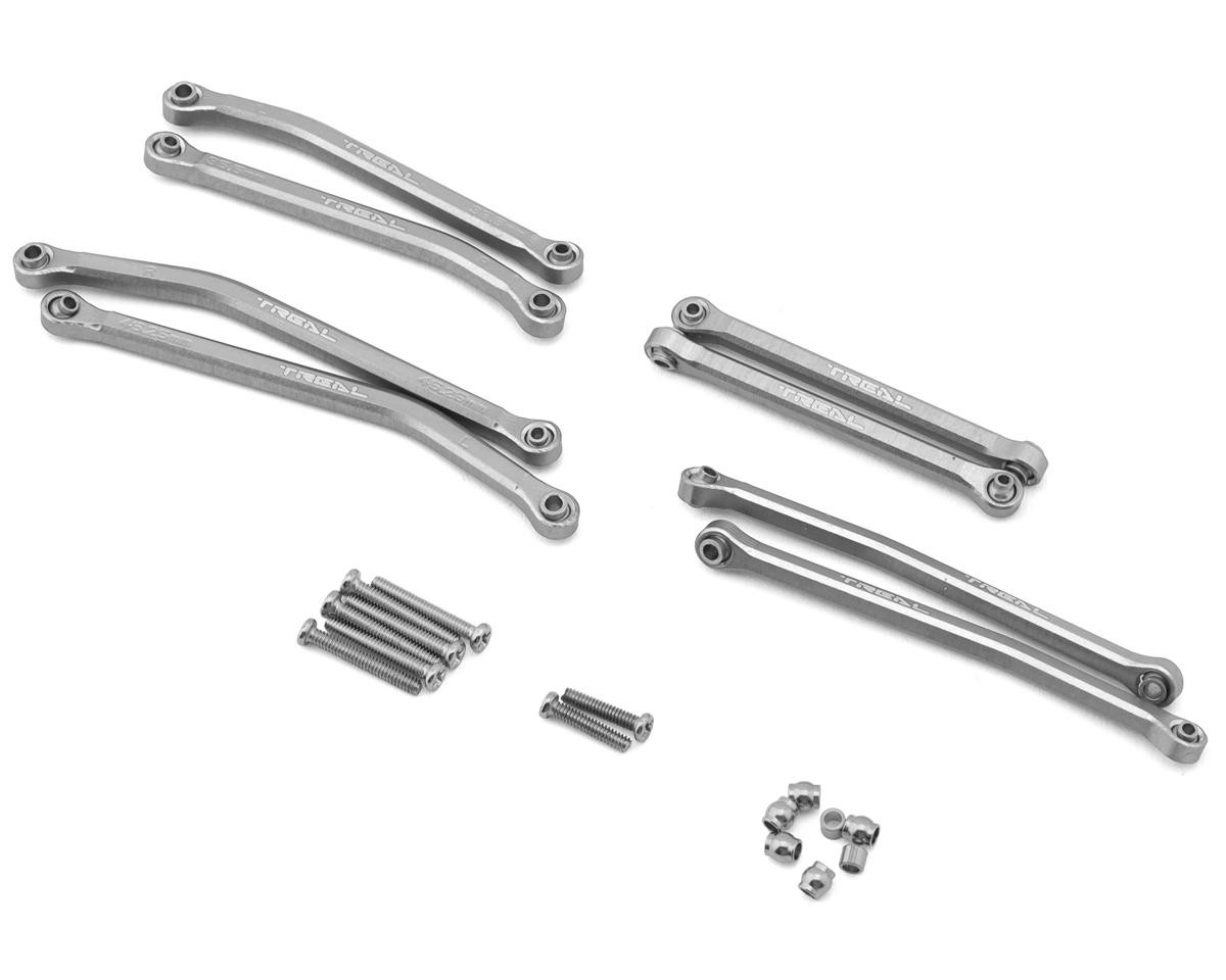 Treal Hobby Axial SCX30 Aluminum High Clearance Suspension Links Set (Silver)