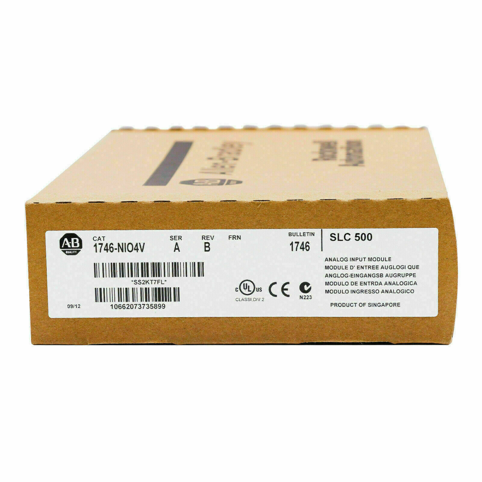 1P New Factory Sealed AB 1746-NIO4V SER A SLC 500 Analog Output Module FAST SHIP 1P New Factory Sealed AB 1746-NIO4V SER A SLC 500 Analog Output Module FAST SHIP