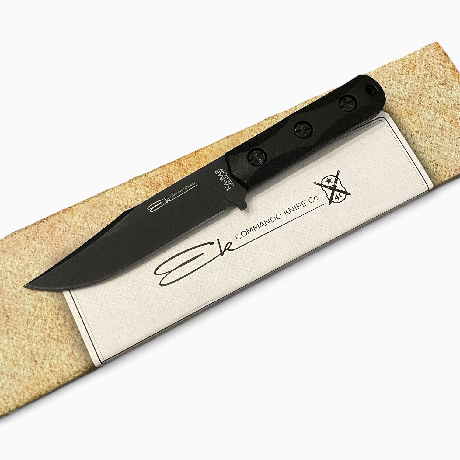 Ka-Bar Ek Commando Short Clip Point Fixed Blade Knife (5.06 Ka-Bar Ek Commando Short Clip Point Fixed Blade Knife (5.06