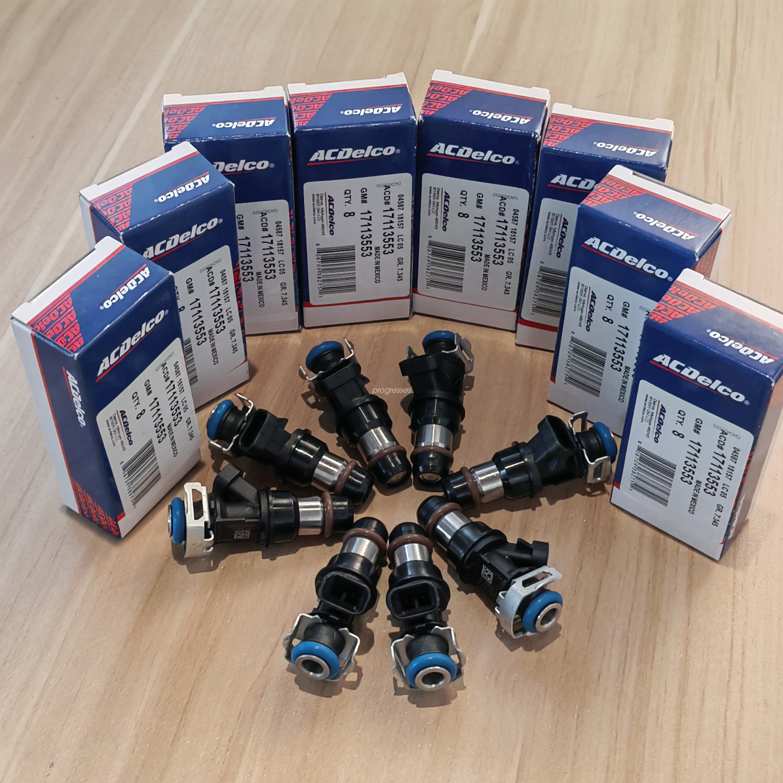 8PCS Original OEM 17113553 Fuel Injectors for 99-07 Chevy Silverado 4.8 5.3 6.0L 8PCS Original OEM 17113553 Fuel Injectors for 99-07 Chevy Silverado 4.8 5.3 6.0L