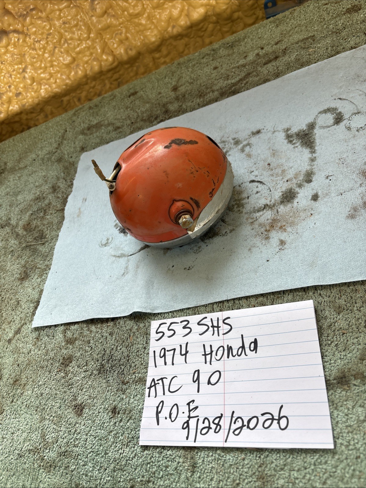 1974 Honda Atc 90 Headlight Bucket Assembly 552
