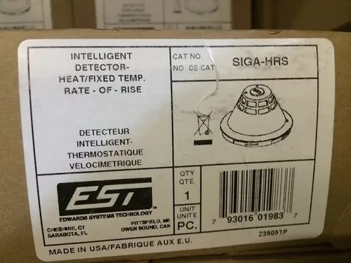 NEW EDWARDS EST SIGA-HRS DETECTOR USA STOCK NEW EDWARDS EST SIGA-HRS DETECTOR USA STOCK