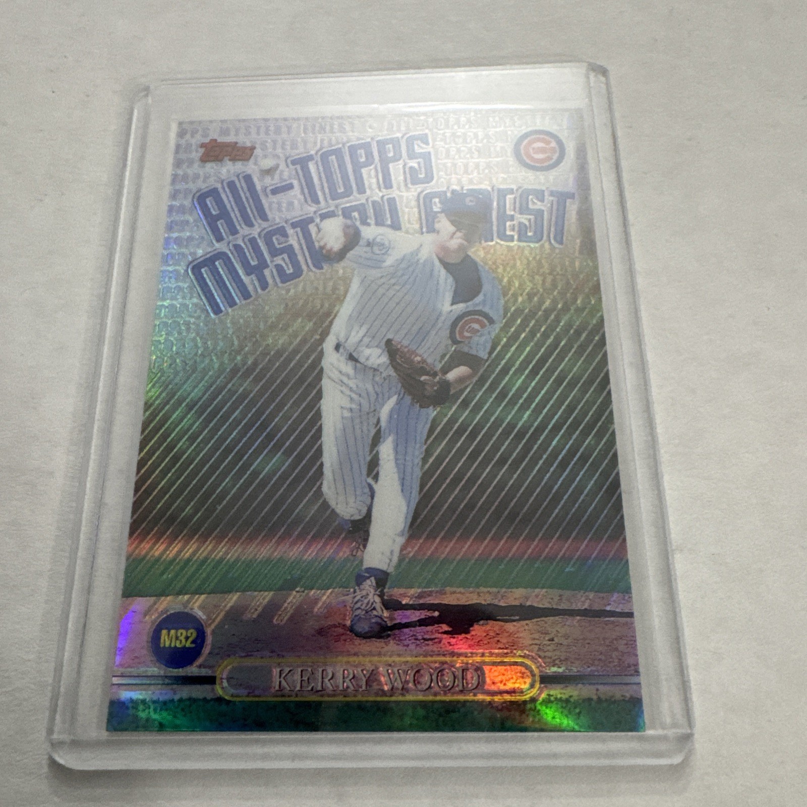 1999 Topps - All-Topps Mystery Finest Kerry Wood #M32 Refractor 1999 Topps - All-Topps Mystery Finest Kerry Wood #M32 Refractor