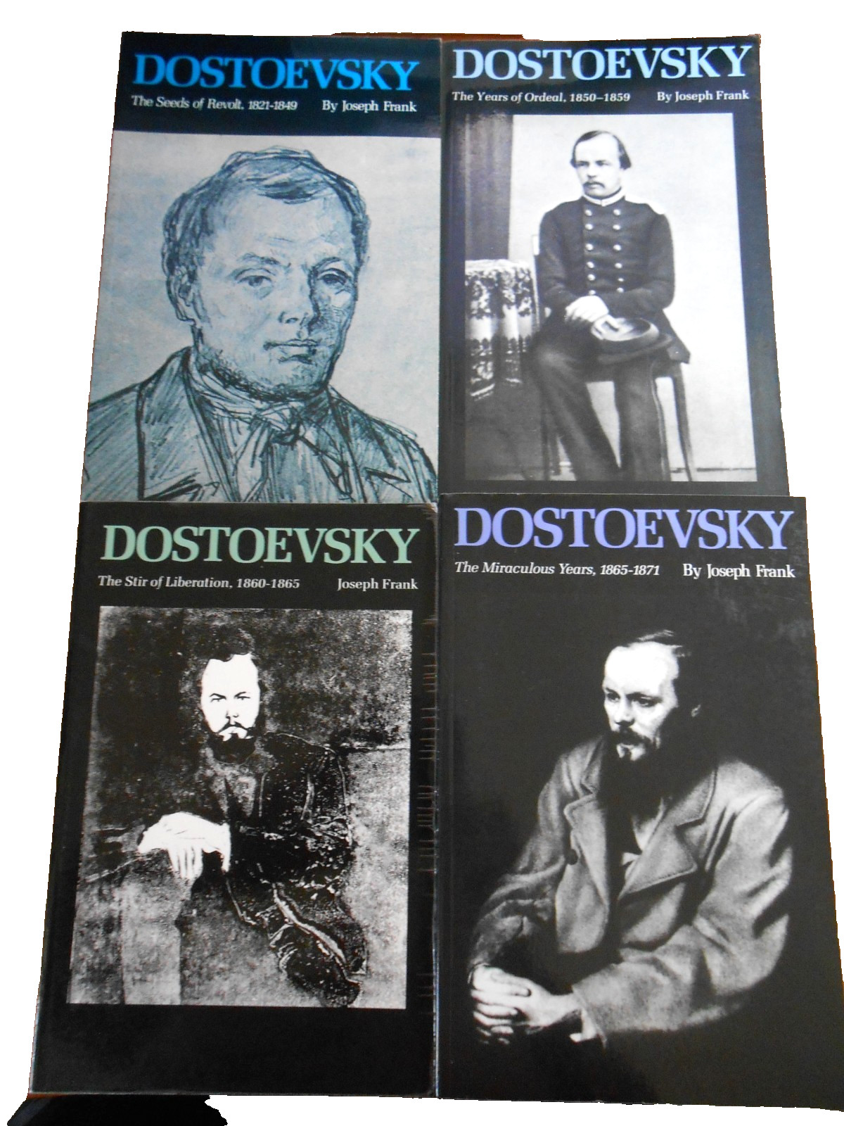 Joseph Frank Vol 1-4 DOSTOEVSKY Biography Princeton - TPB VGC Joseph Frank Vol 1-4 DOSTOEVSKY Biography Princeton - TPB VGC