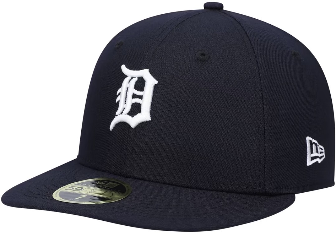 New Era Detroit Tigers Hat Cap Fitted Mens 7 5/8 Navy MLB Baseball 59FIFTY NEW New Era Detroit Tigers Hat Cap Fitted Mens 7 5/8 Navy MLB Baseball 59FIFTY NEW