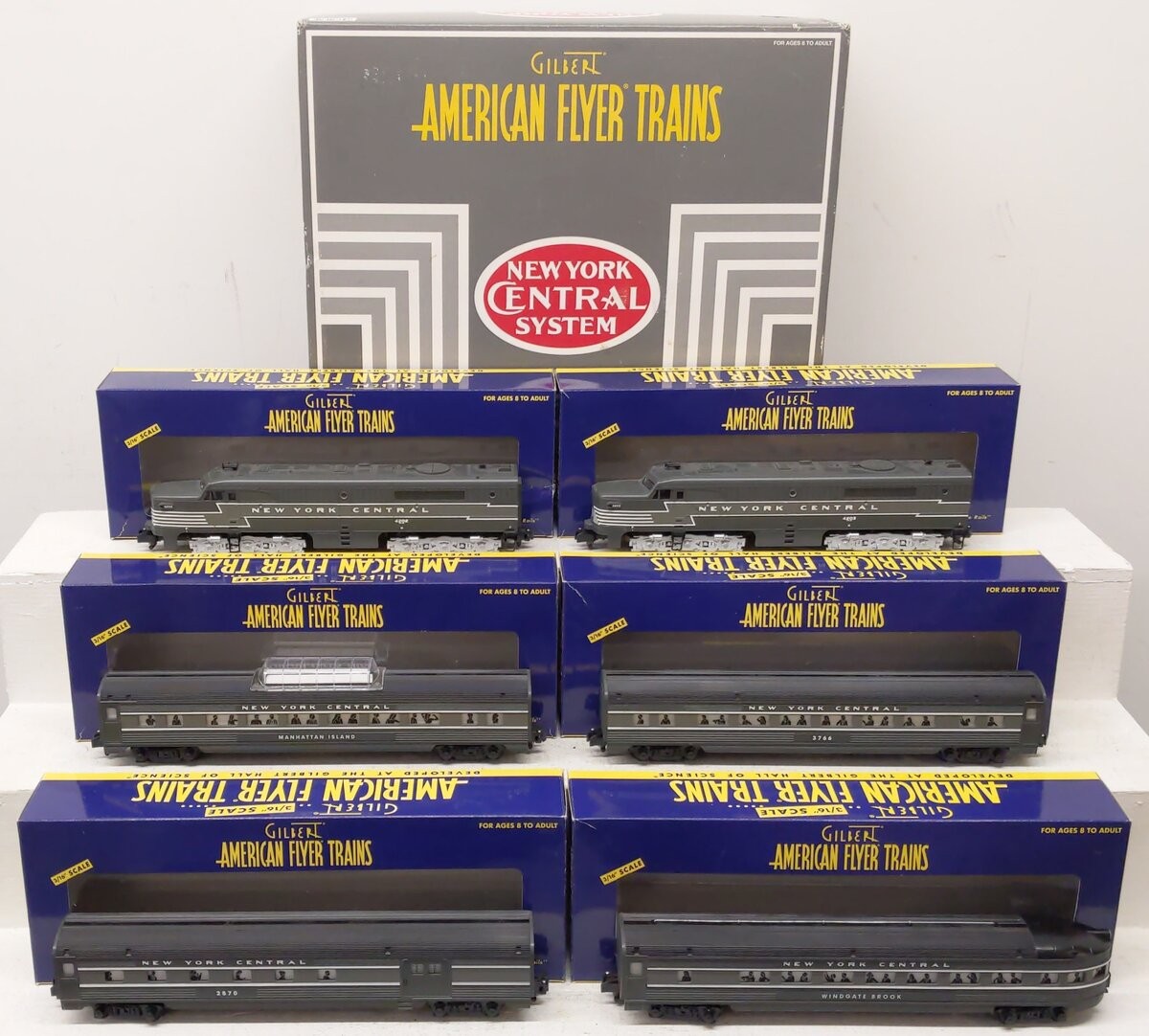 American Flyer 6-49611 S New York Central Alco PA AA S Gauge Diesel Train Set EX