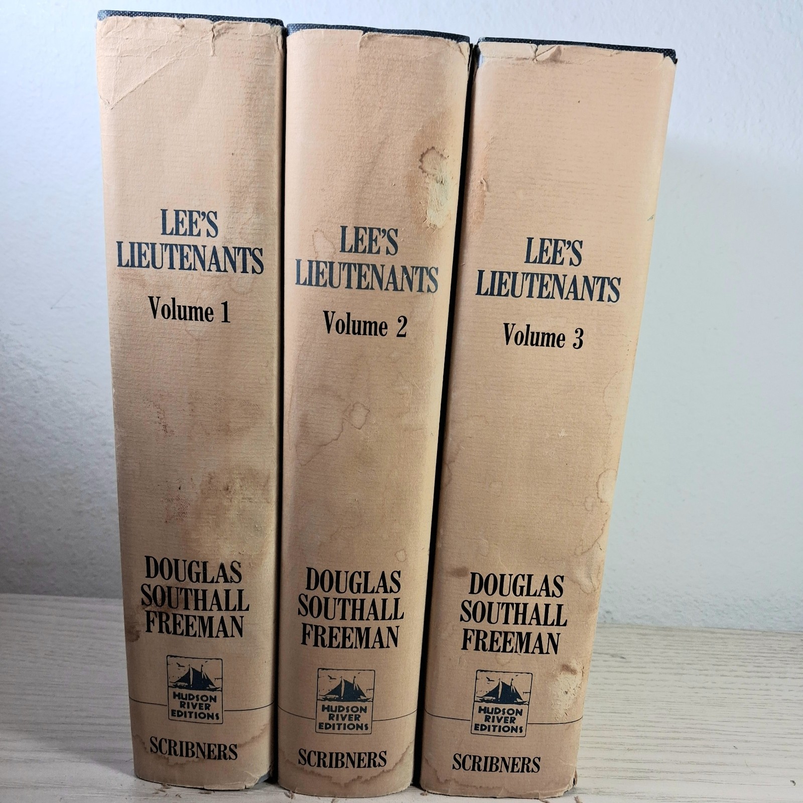 LEE’S LIEUTENANTS 3 Volume Set by Douglas Southall Freeman