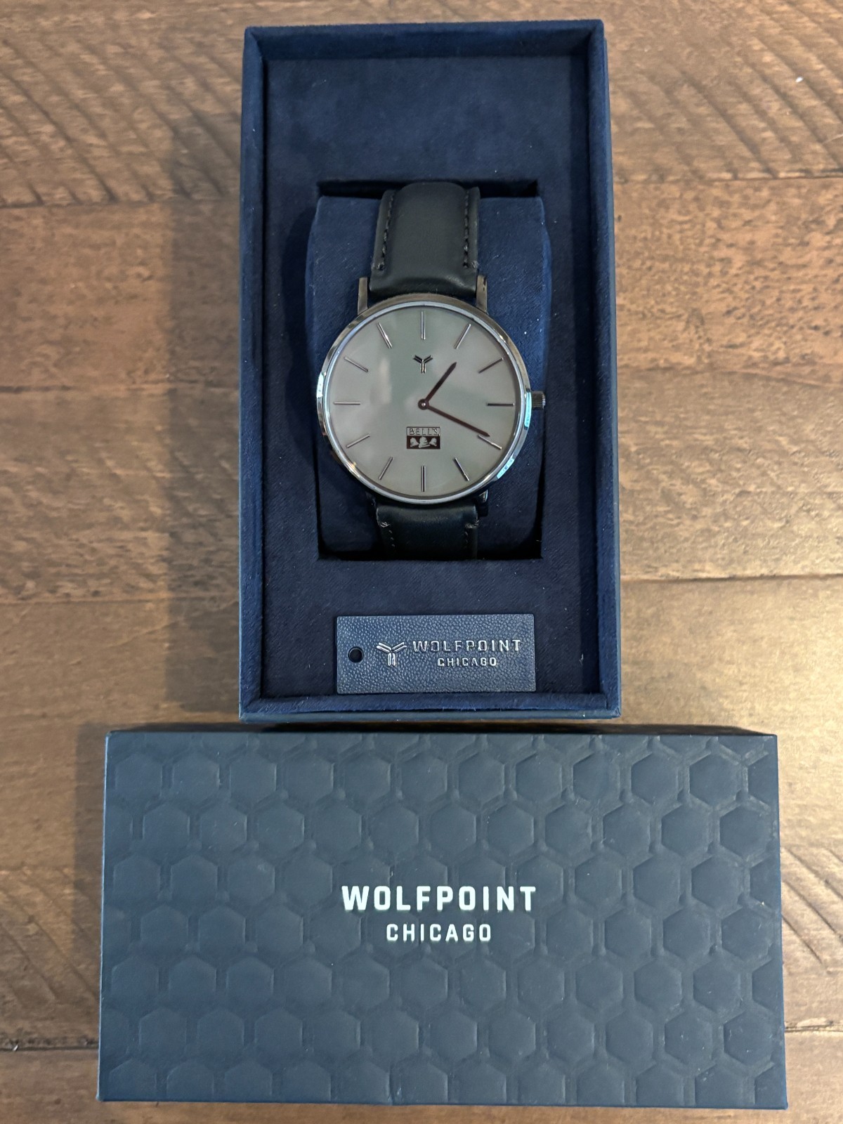 Wolfpoint Chicago x Bell’s Brewery Heritage 40.5mm Swiss Quartz Watch – Horween 