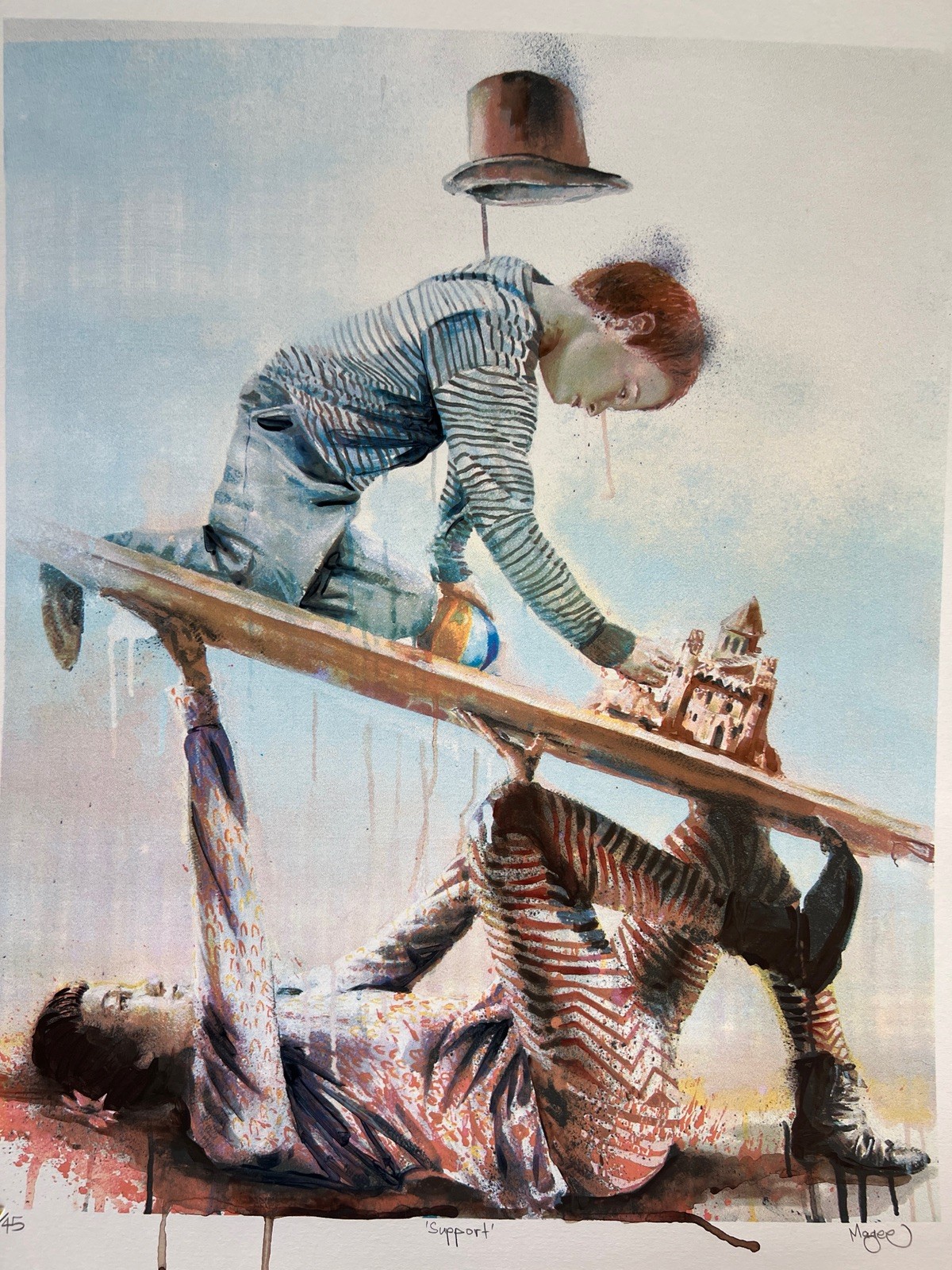 Fintan Magee Support 2015 Signed Hand-Finished Screenprint Edition of 45