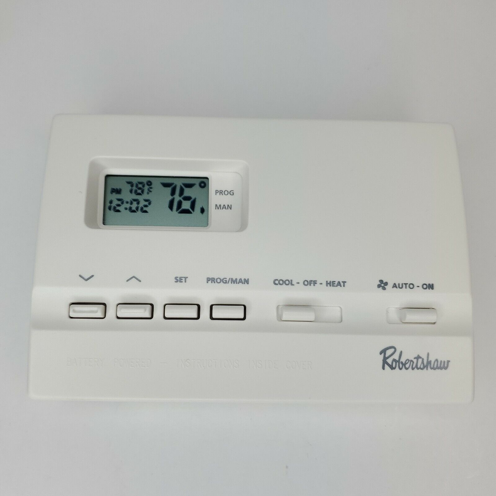 Robertshaw Digital Programmable Thermostat 9610 7 Day 1 Heat 1 Cool E G Energy
