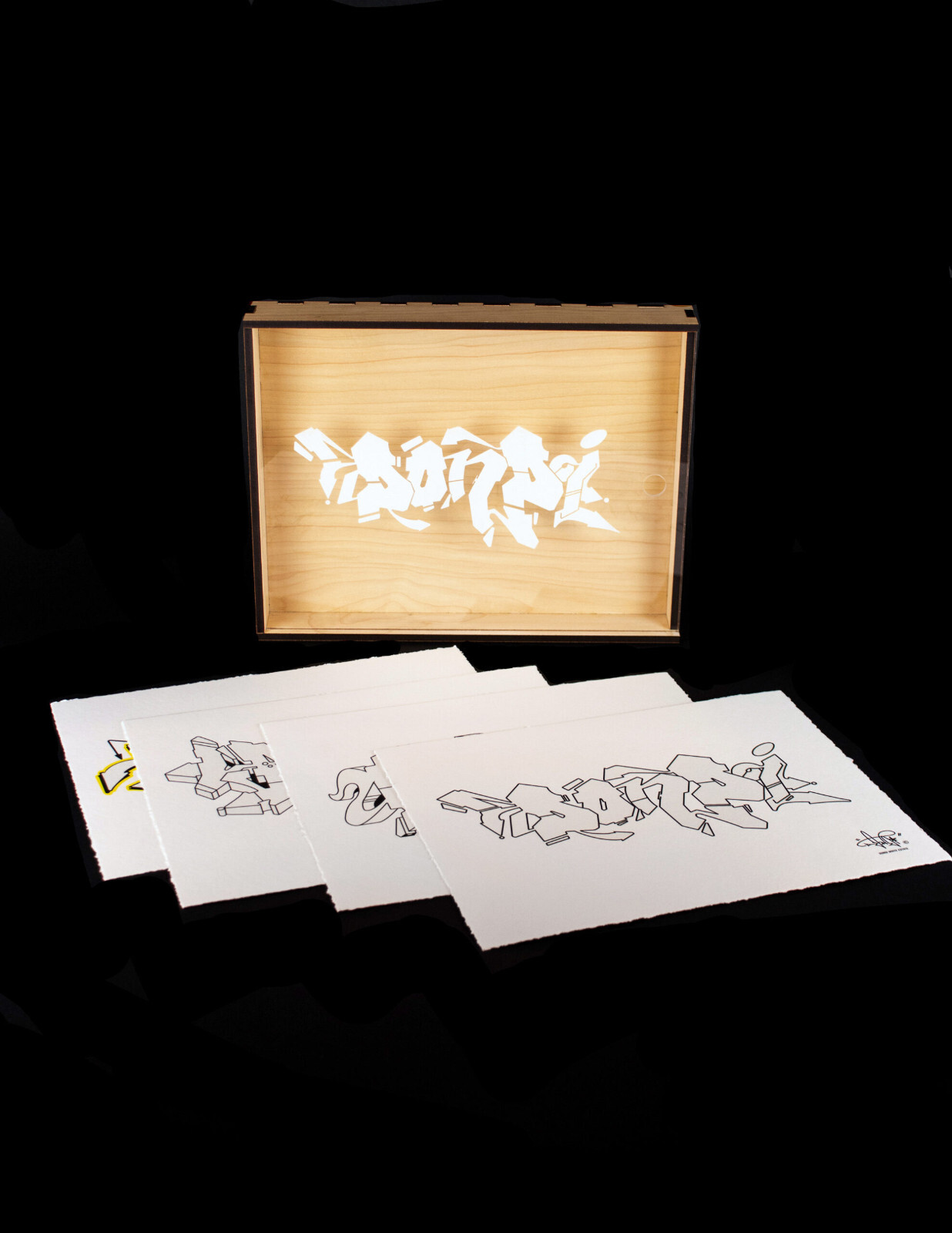 *ONLY 129 MADE* The DONDI WHITE Blackbook Burner Box PRINT SET #1 Graffiti ART