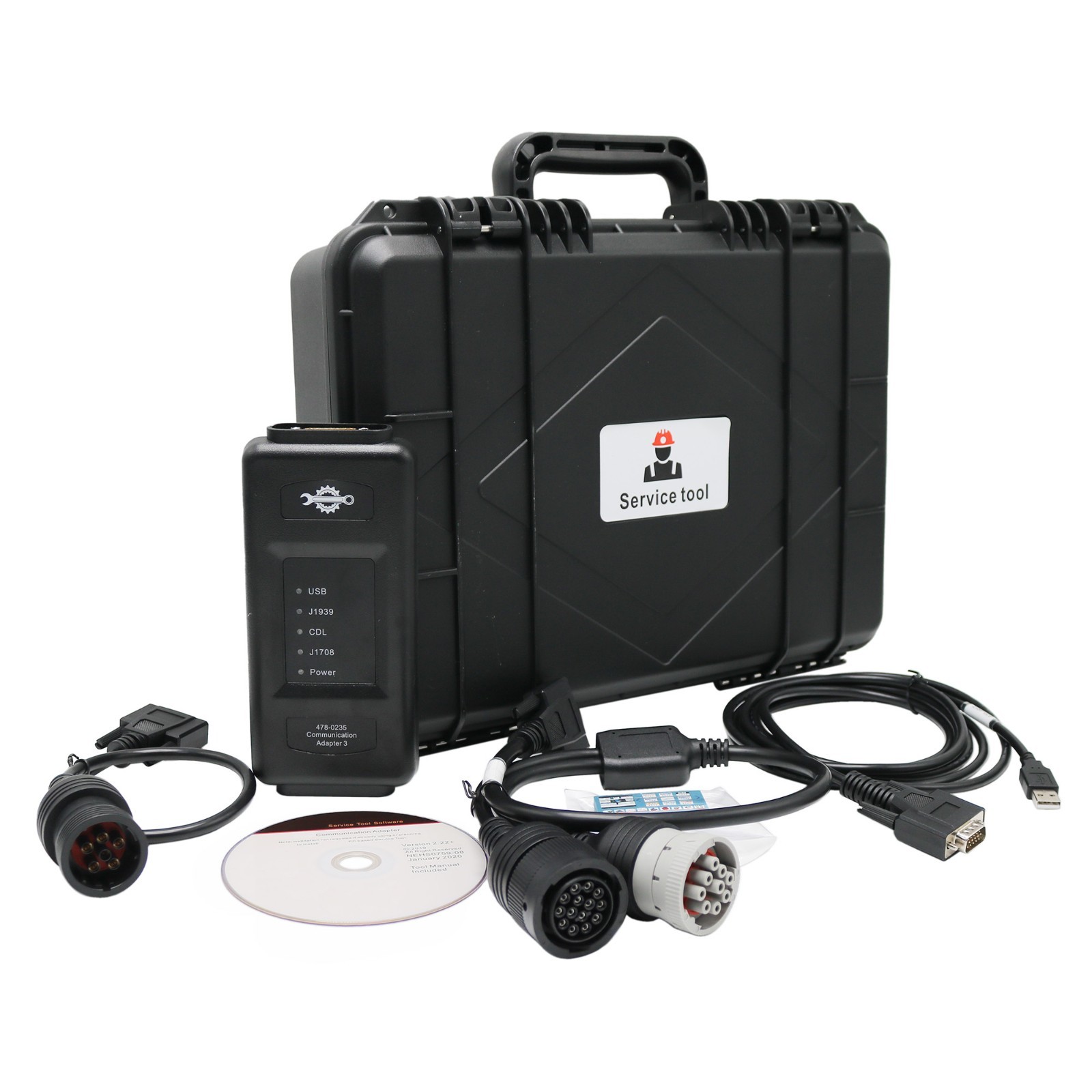 ET4 2025A Communication Adapter3 Diagnostic Tool for Caterpillar Heavy Equipment