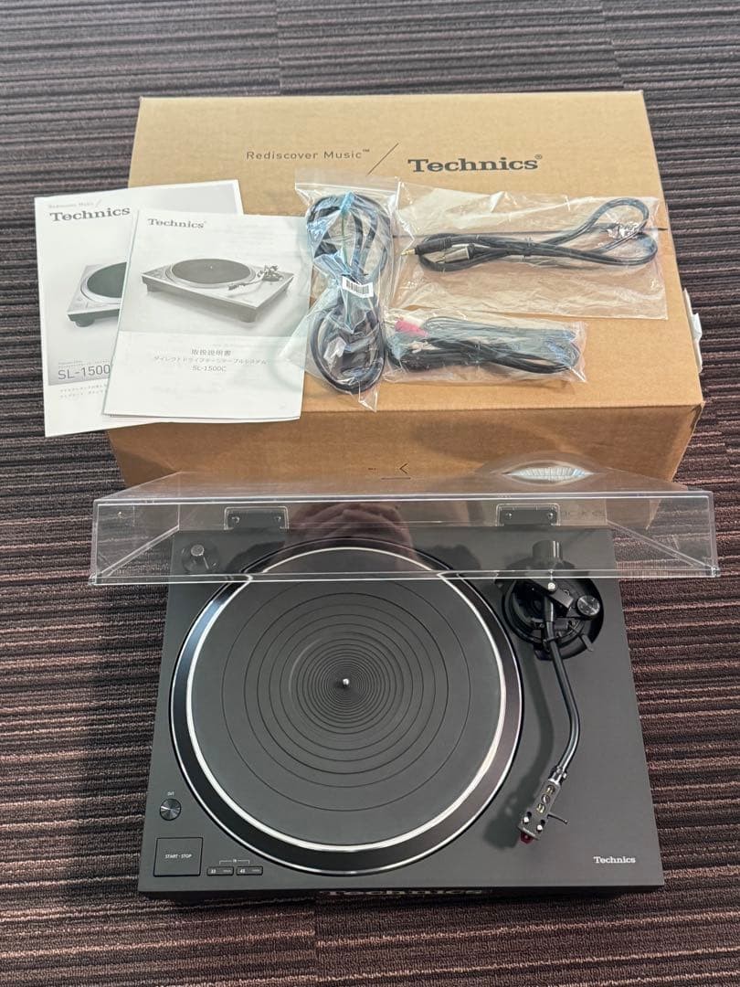 Technics SL-1500C-K Premium Class Direct Drive Turntable LP New JAPAN F/S Technics SL-1500C-K Premium Class Direct Drive Turntable LP New JAPAN F/S