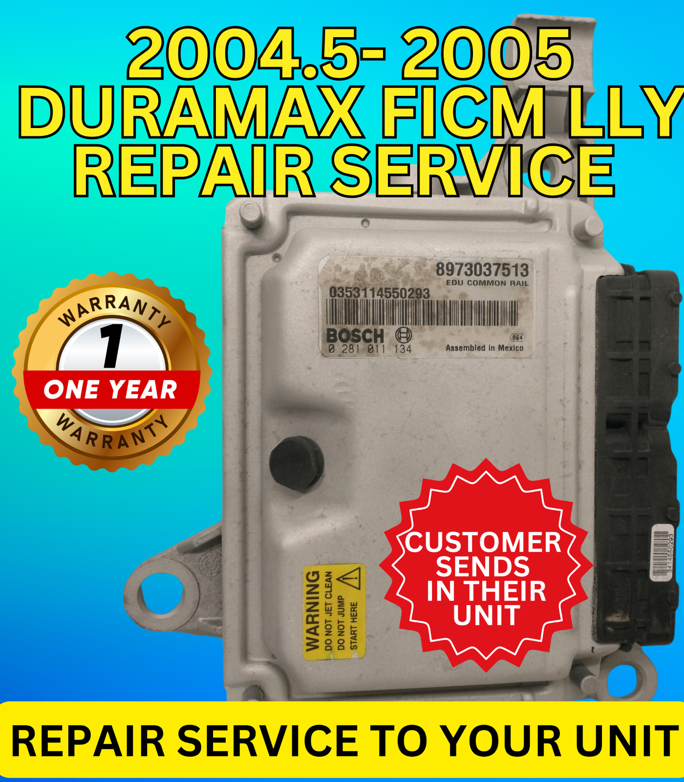 2004-2005 Silverado Sierra FICM LLY CHEVROLET GMC Duramax 6.6 Repair Service 2004-2005 Silverado Sierra FICM LLY CHEVROLET GMC Duramax 6.6 Repair Service