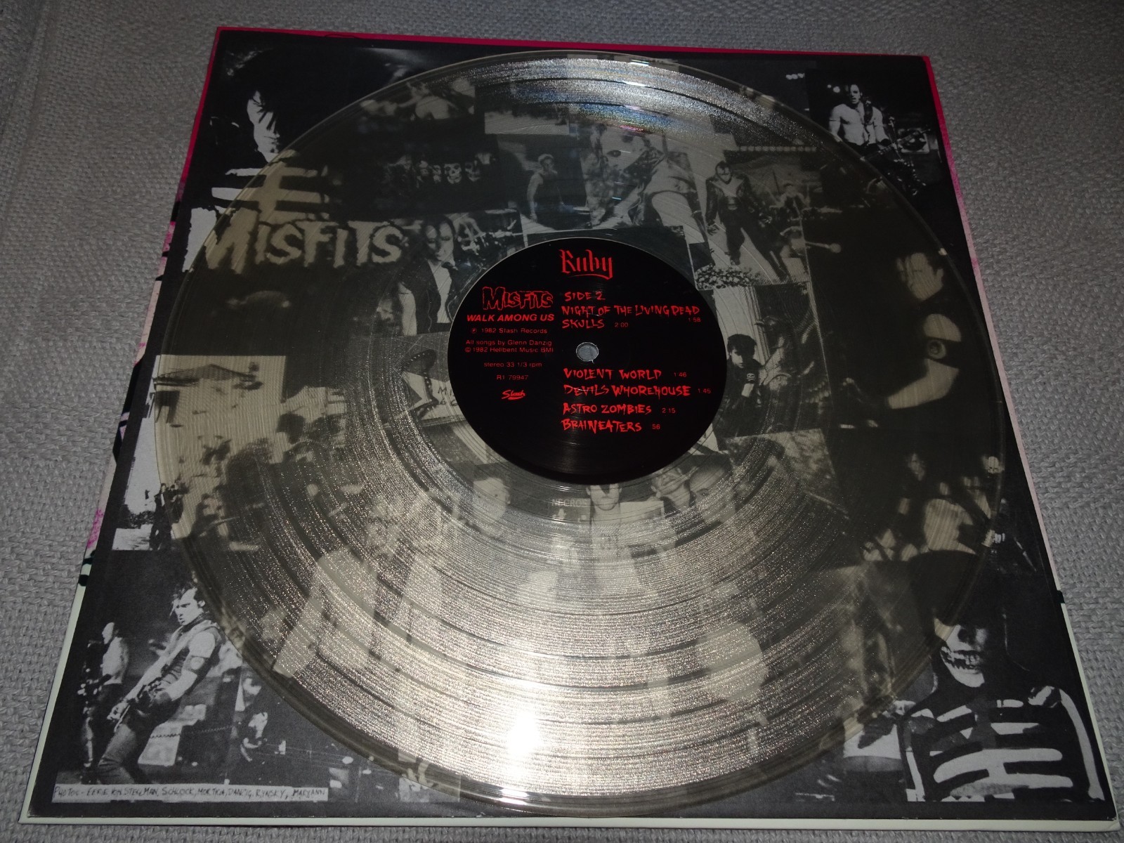 Misfits Walk Among US rsd vinyl LP Clear vinyl Misfits Walk Among US rsd vinyl LP Clear vinyl