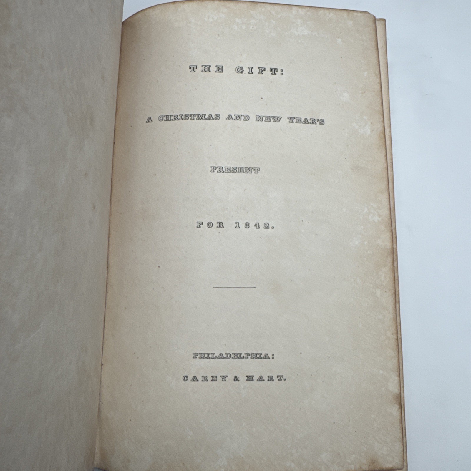 1841- THE GIFT: A CHRISTMAS AND NEW YEAR\'S PRESENT -Edgar Allen POE- 1st Ed 1841- THE GIFT: A CHRISTMAS AND NEW YEAR\'S PRESENT -Edgar Allen POE- 1st Ed