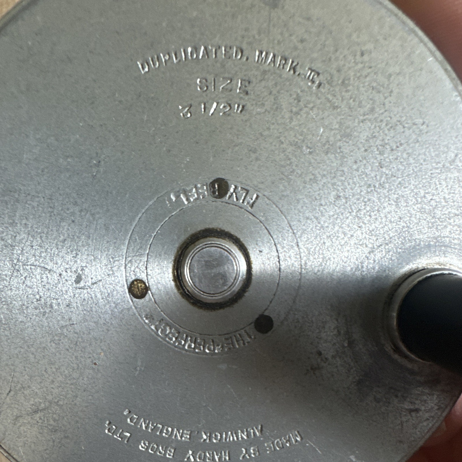 Vintage Hardy  “perfect” RHW Duplic M II, 3 1/2\