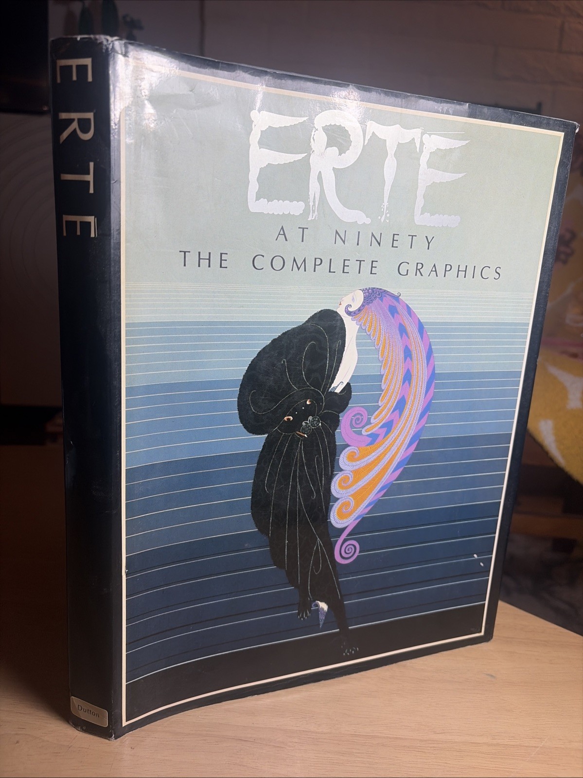 Erte at Ninety Complete Graphics 1982 Dutton Art Deco HC/DJ FINE/G