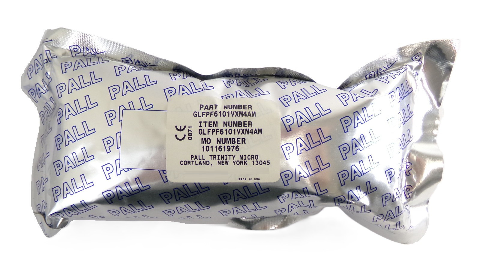 Pall GLFPF6101VXM4AM PFA-Gaskleen 0.0015 μm Filter 101161976 New Pall GLFPF6101VXM4AM PFA-Gaskleen 0.0015 μm Filter 101161976 New
