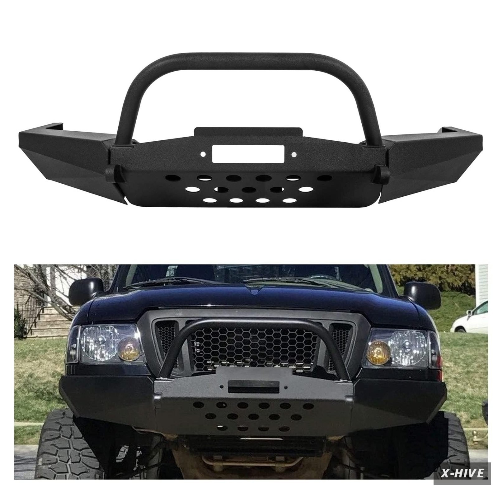 Front Bumper Compatible with 1998-2011Ford Ranger